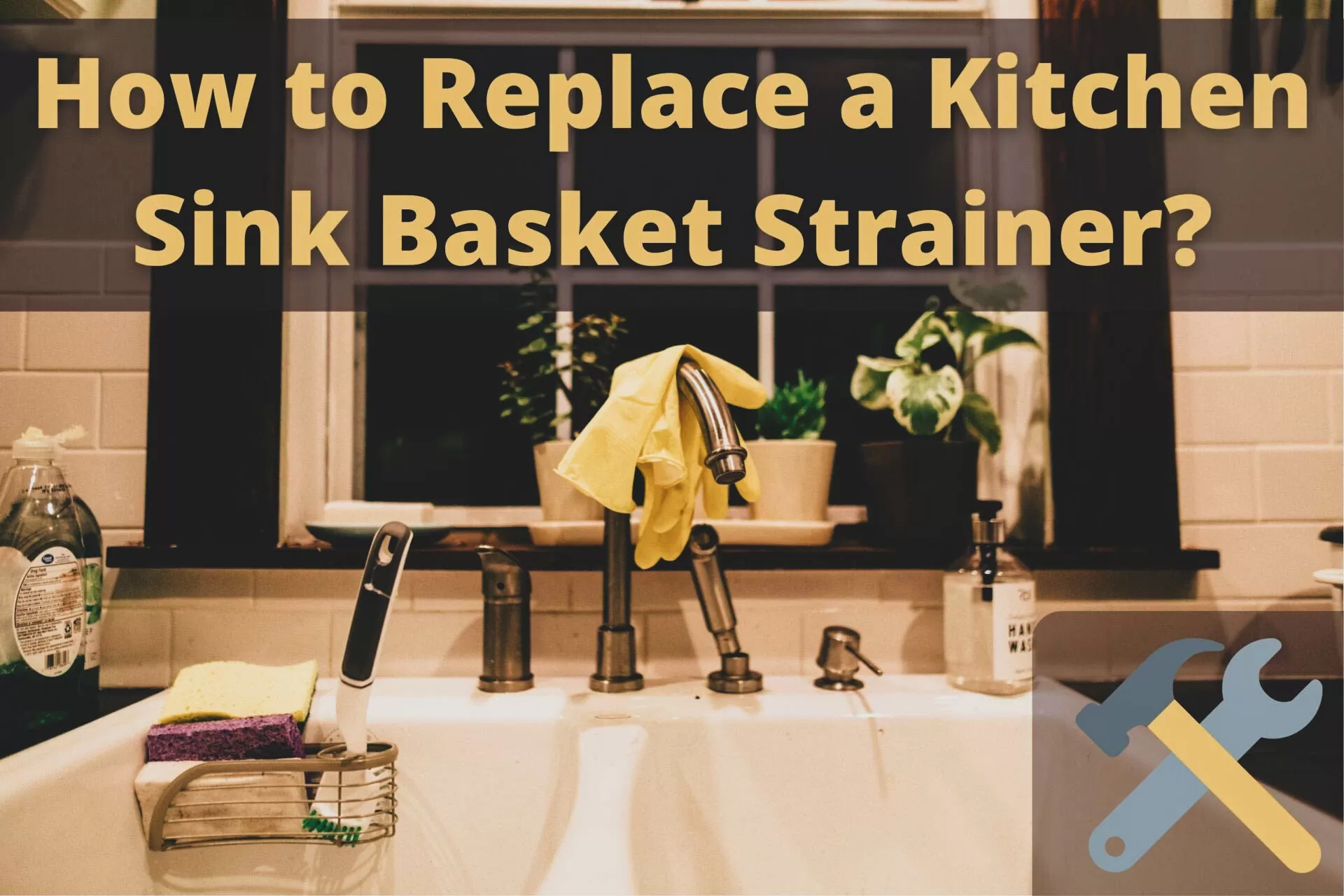 make kitchen sink basket out of wire hangers