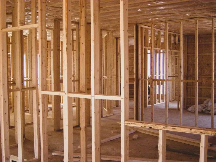marking and measuring a ceiling opening during construction