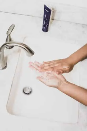 gray faucet