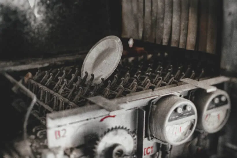 Old dish washing machine in a lost place