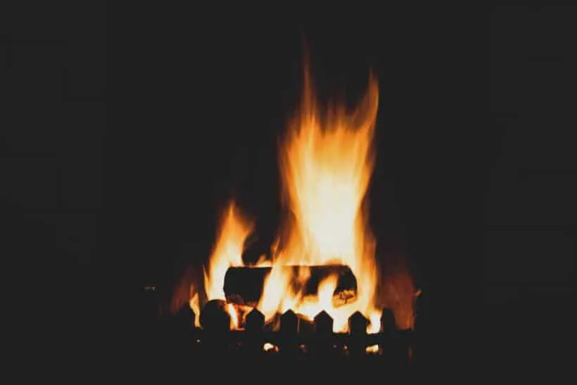 The fire in the hearth was so warm and welcoming and such an iconic subject it just had to be shared.
