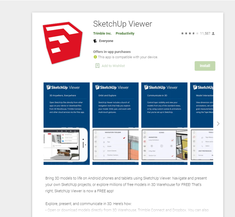sketchup viewer app