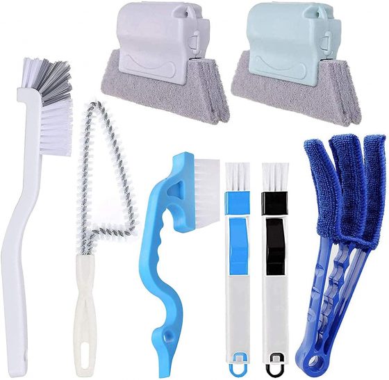 Domestic Deep Cleaning Product, Bestylez Window Washing Brush, 8 Pcs