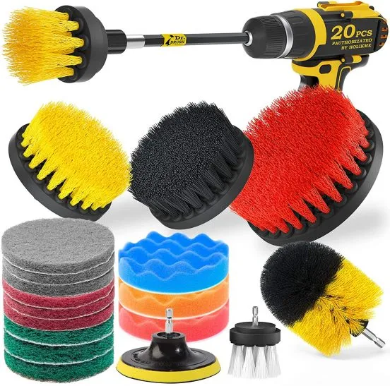 Set of 20 Holikme Drill Brush Attachments