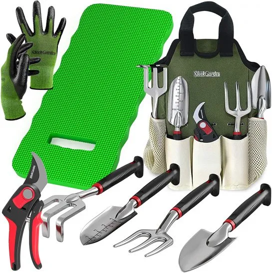 Gardening Equipment Set Sleek Gardening 8-piece