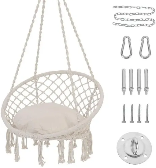  Patio Watcher Hanging Hammock Swing Chair 
