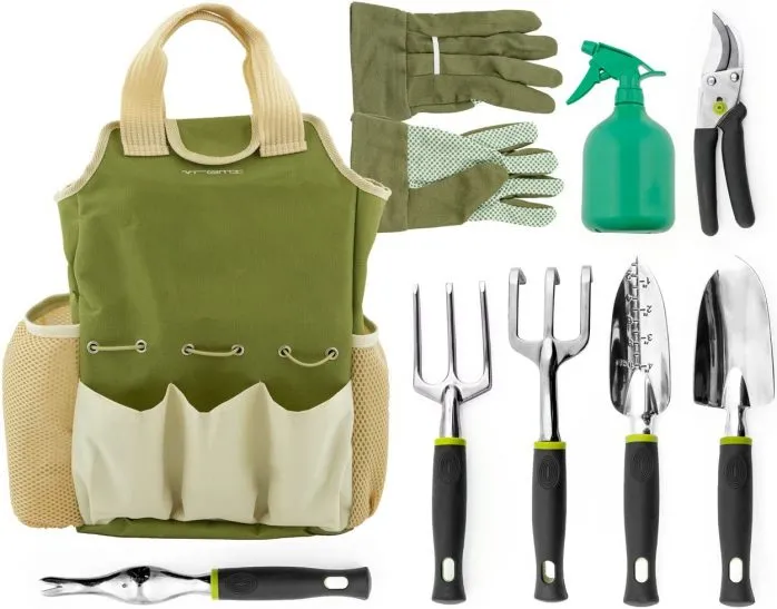 Vremi Garden Tools Set – 9 Pieces