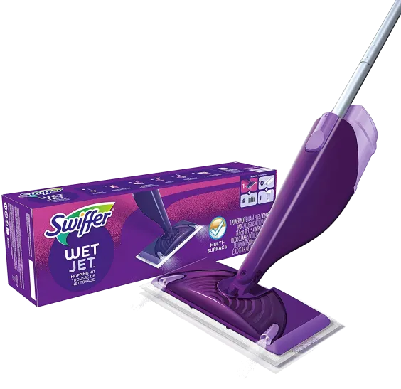 Swiffer Wetjet Starter Kit for Floor Mop Cleaning Garage Floor