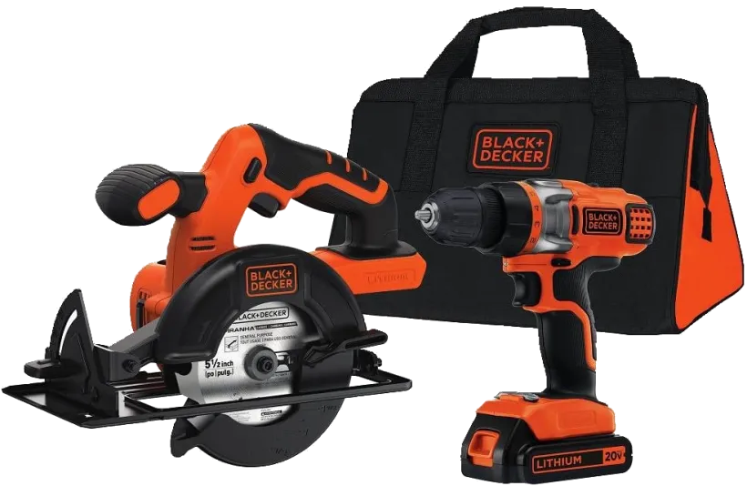20-volt Black & Decker drill/saw combo kit