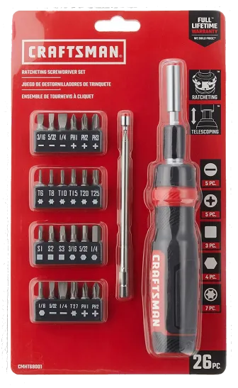 CRAFTSMAN CMHT68001 BEST RATCHETING SET