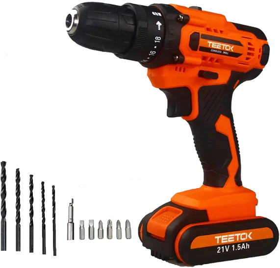 Drill Driver Set KIMO Cordless w/Li-ion Charger/Battery Drill Driver 68PCS Accessories