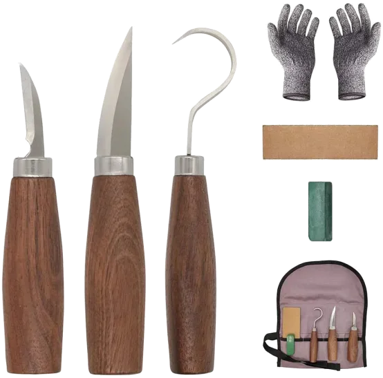 Beavercraft Sloyd Blade C4s 3.14" Handcraft Sloyd Knife:
