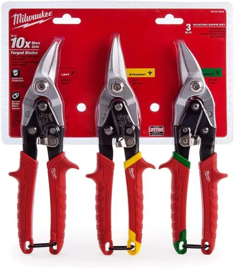 3-Pc Aviation Snips By Milw