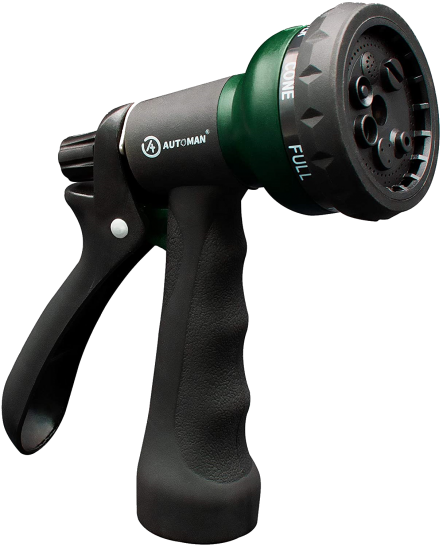 Automatic Garden Hose Nozzle With Intense Duty 7 Extendable Watering Patterns And Slip-Resistant For Watering Plants