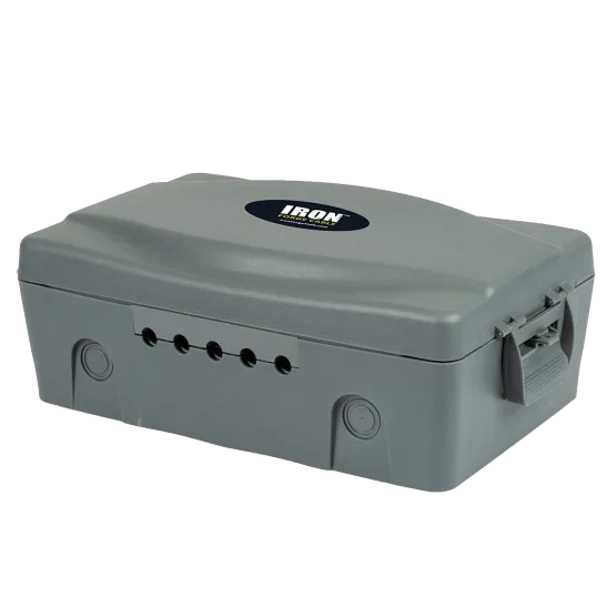 Extension Cord Connections Box - Grey Resistant Outdoor Cover For Electricity Connections - Weatherproof Extension