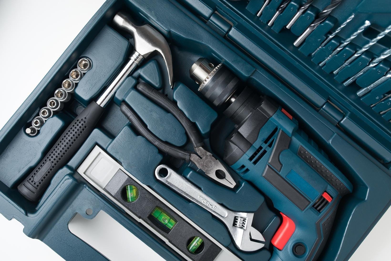 Tool Kit With Drill