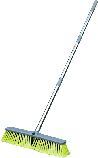 Phyex 18" Push Broom With Long Handle.