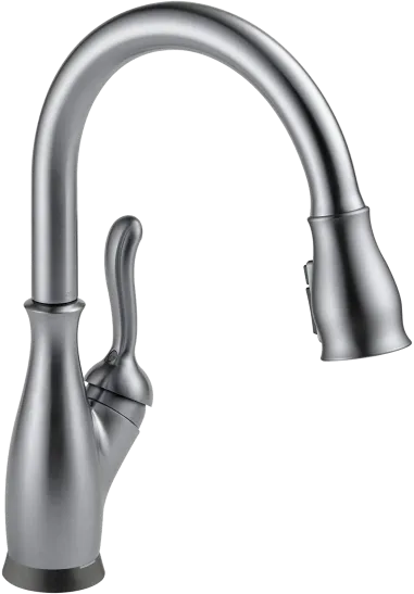 1. Delta Faucet Leland Touch Kitchen Faucet Brushed Nickel, Kitchen Faucets with Pull Down Sprayer, Kitchen Faucets with Pull Down Sprayer, Kitchen Sink Faucet, Touch Faucet for Kitchen Sink, Touch2O Technology, Arctic Stainless 9178T-AR-DST