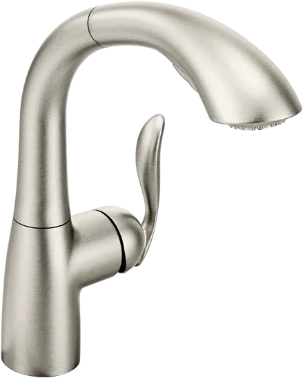 Moen 7294SRS Arbor One-Handle Pullout Kitchen or Laundry Faucet with Spot Resist Stainless Steel