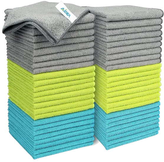 Super Soft: AIDEA Microfiber Cleaning Cloths-50PK