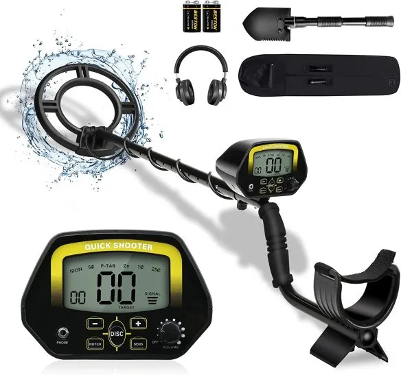 Value For Money: Higher Accuracy Adjustable Waterproof 10" Metal Detector