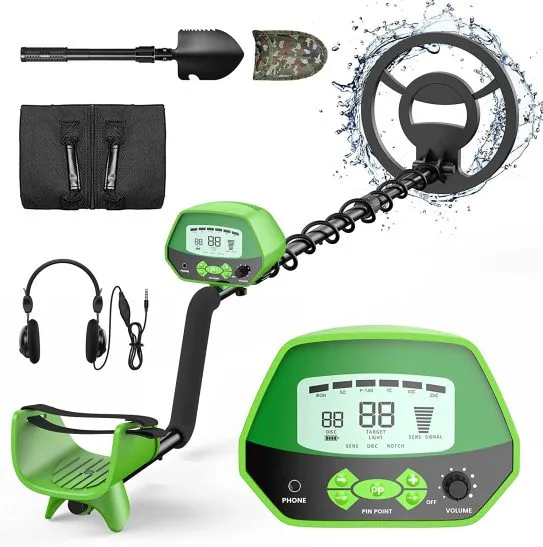 Best Design: Ginour Gold Detector Waterproof Coil High Accuracy Metal Detector