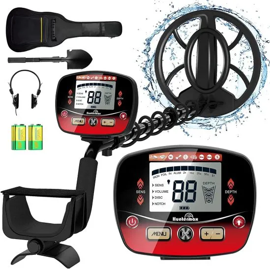 Best Overall: Professional Adult Metal Detector, Extremely Precise Submersible Gold Detector
