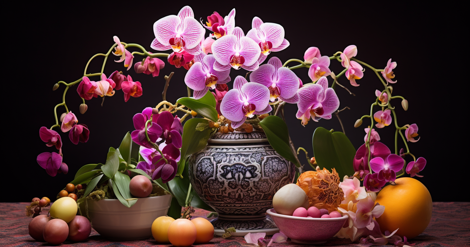 A Captivating Orchid Display