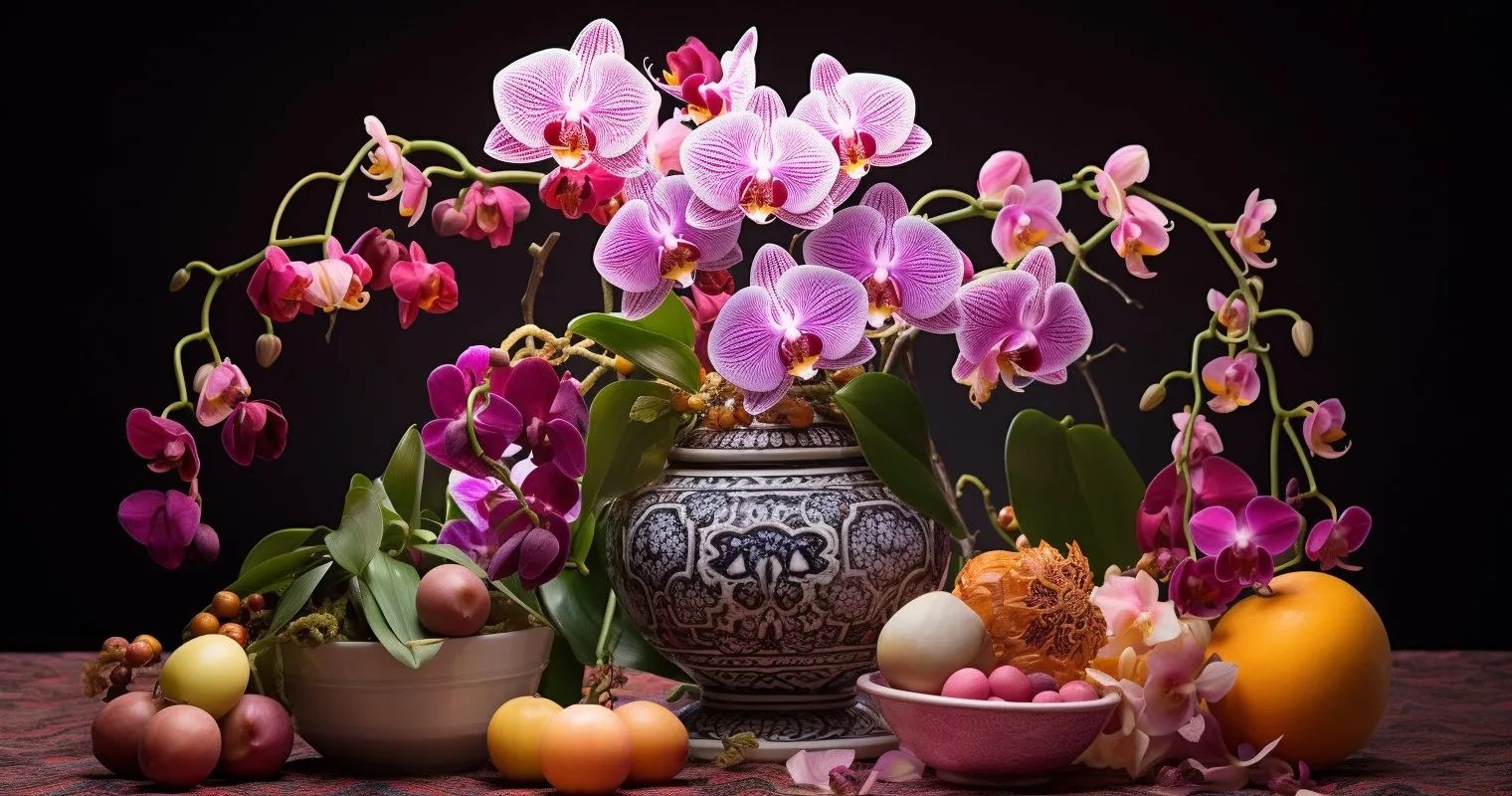 A Captivating Orchid Display