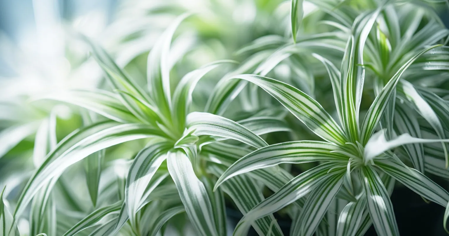 A Cluster of Spider Plants