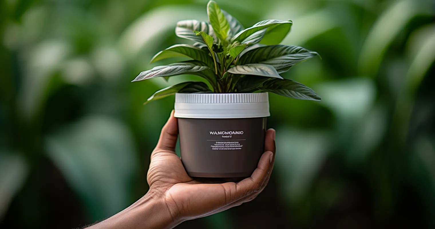 A Hand Holding Fertilizer