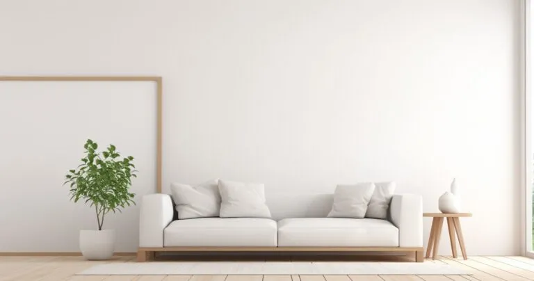 A Modern Minimalist Living Space
