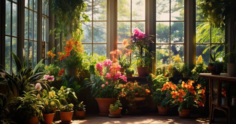 A Vibrant Indoor Garden