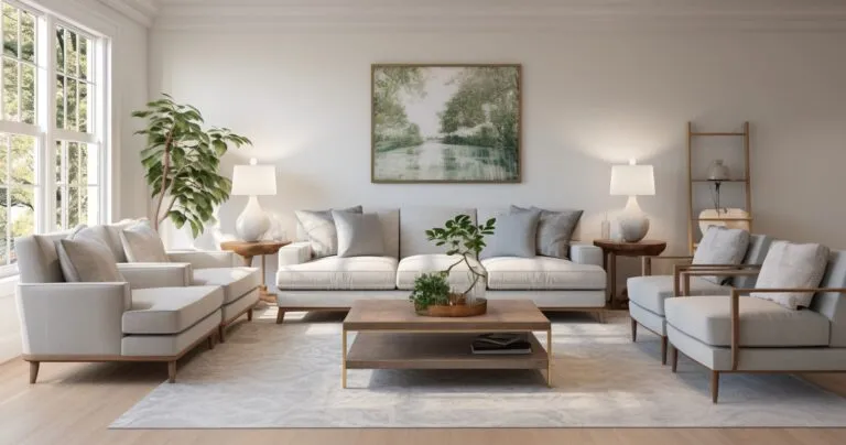 A beautifully crafted residential living room