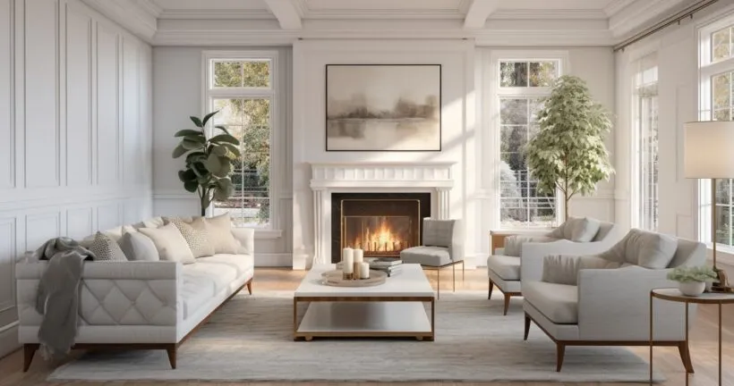 A beautifully renovated interior space