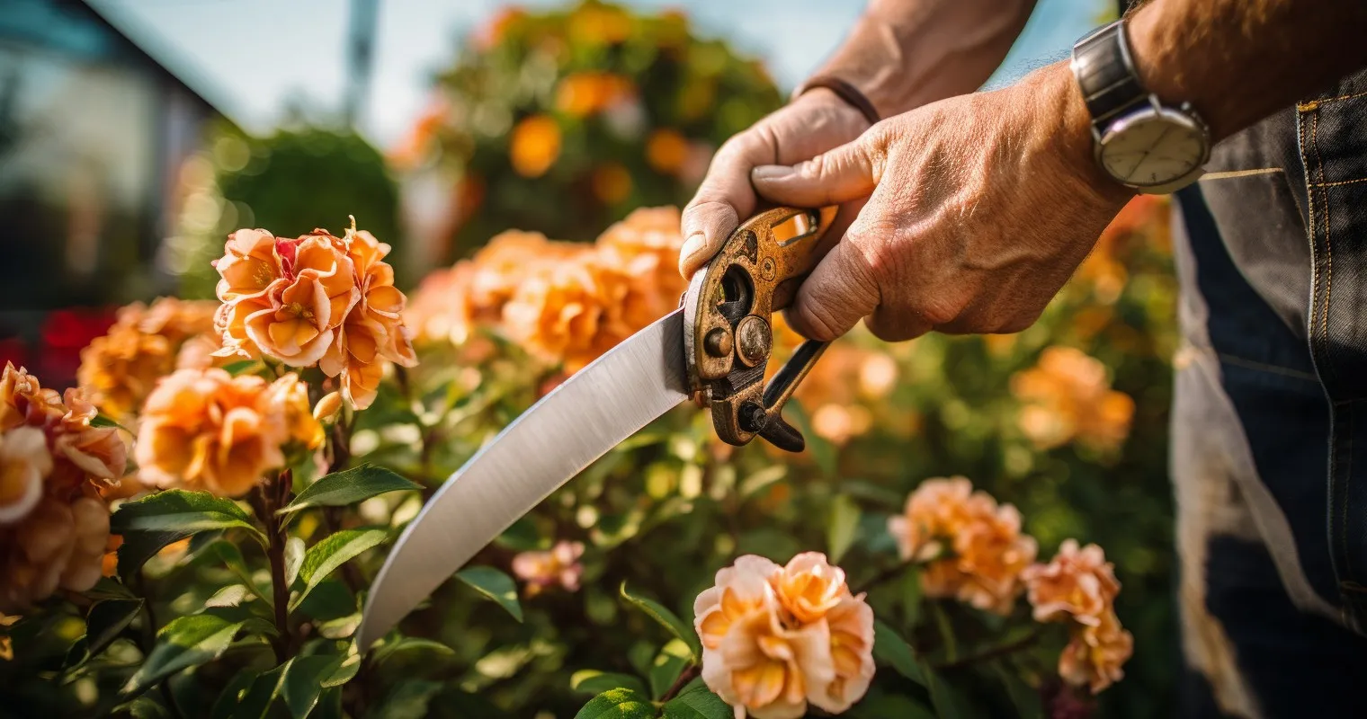 A captivating photograph of a gardener's hands