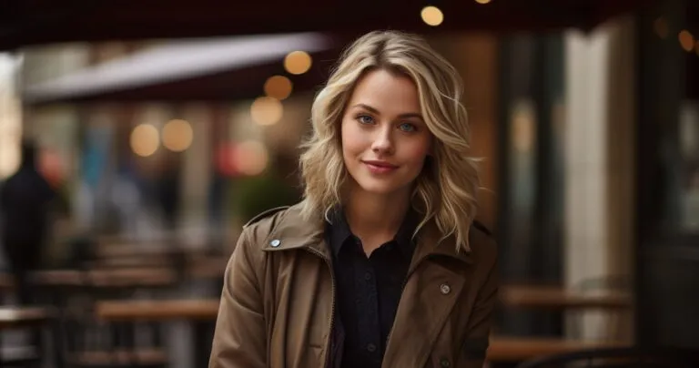 A High-Resolution Image Of A beautiful Blonde Woman