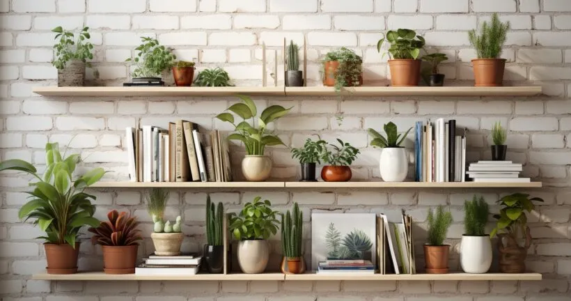 A lush urban jungle indoors