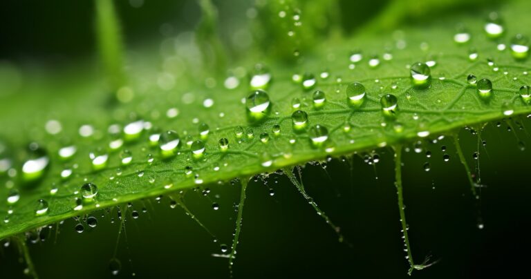A macro photograph capturing