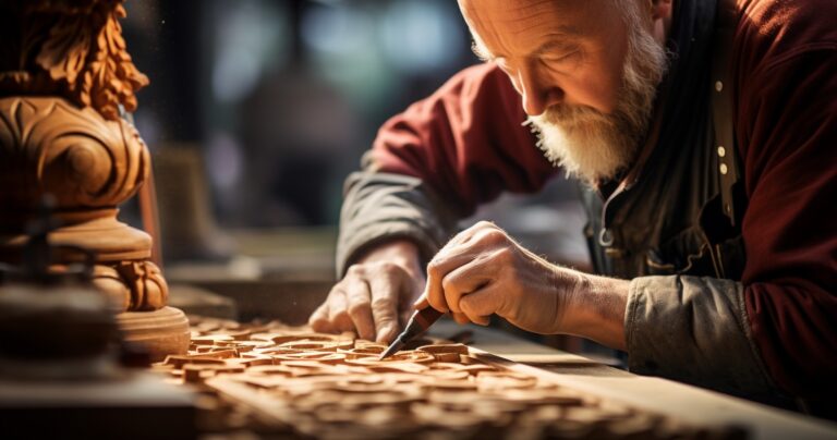A skilled woodworker