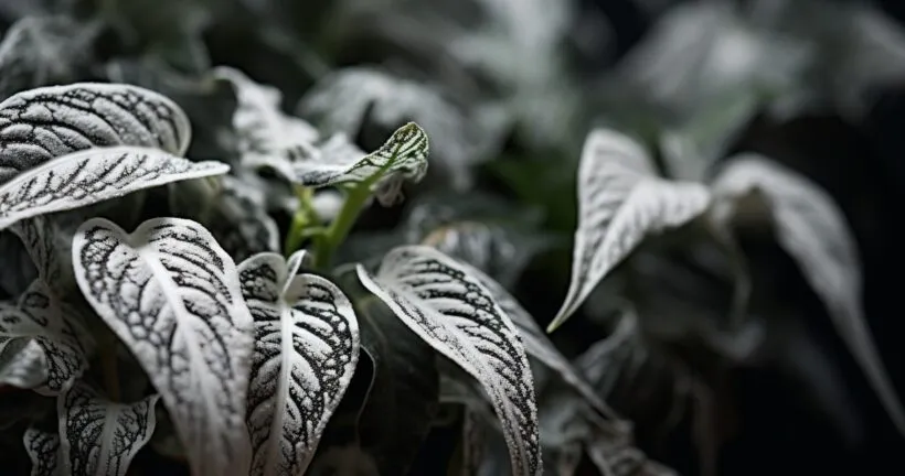 A stunning and vivid depiction of a houseplant's soil