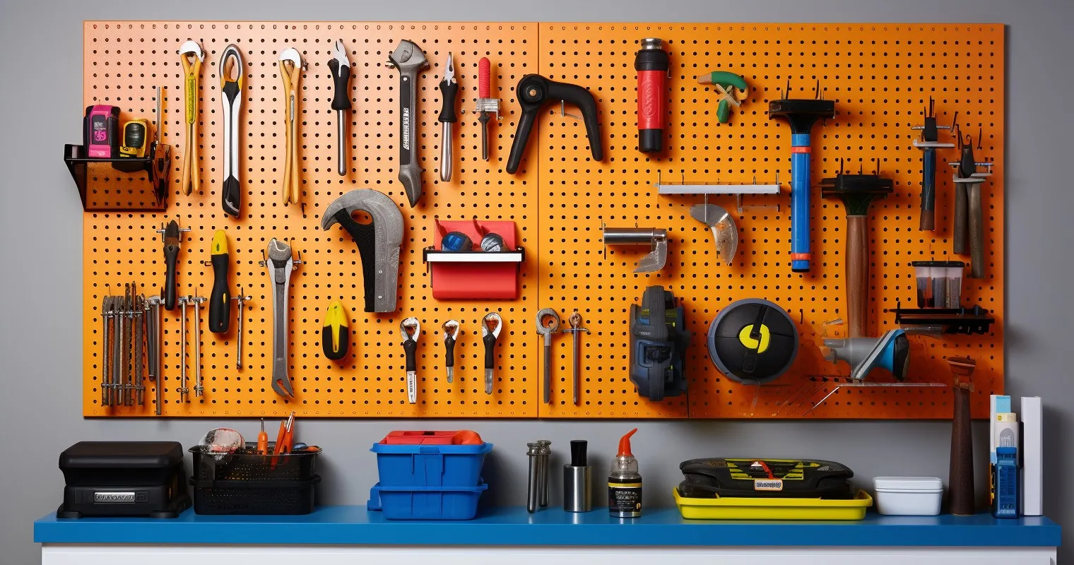 How To Hang Power Tools On Pegboard