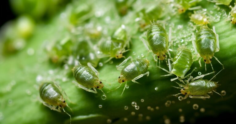 Aphid Infestation Close-Up