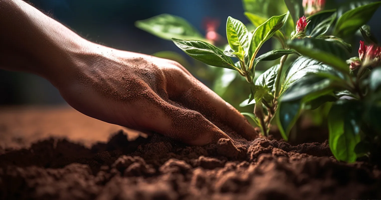 Applying Cinnamon on Houseplants