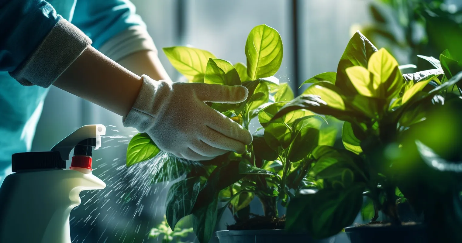 Applying Natural Pesticides To Houseplants