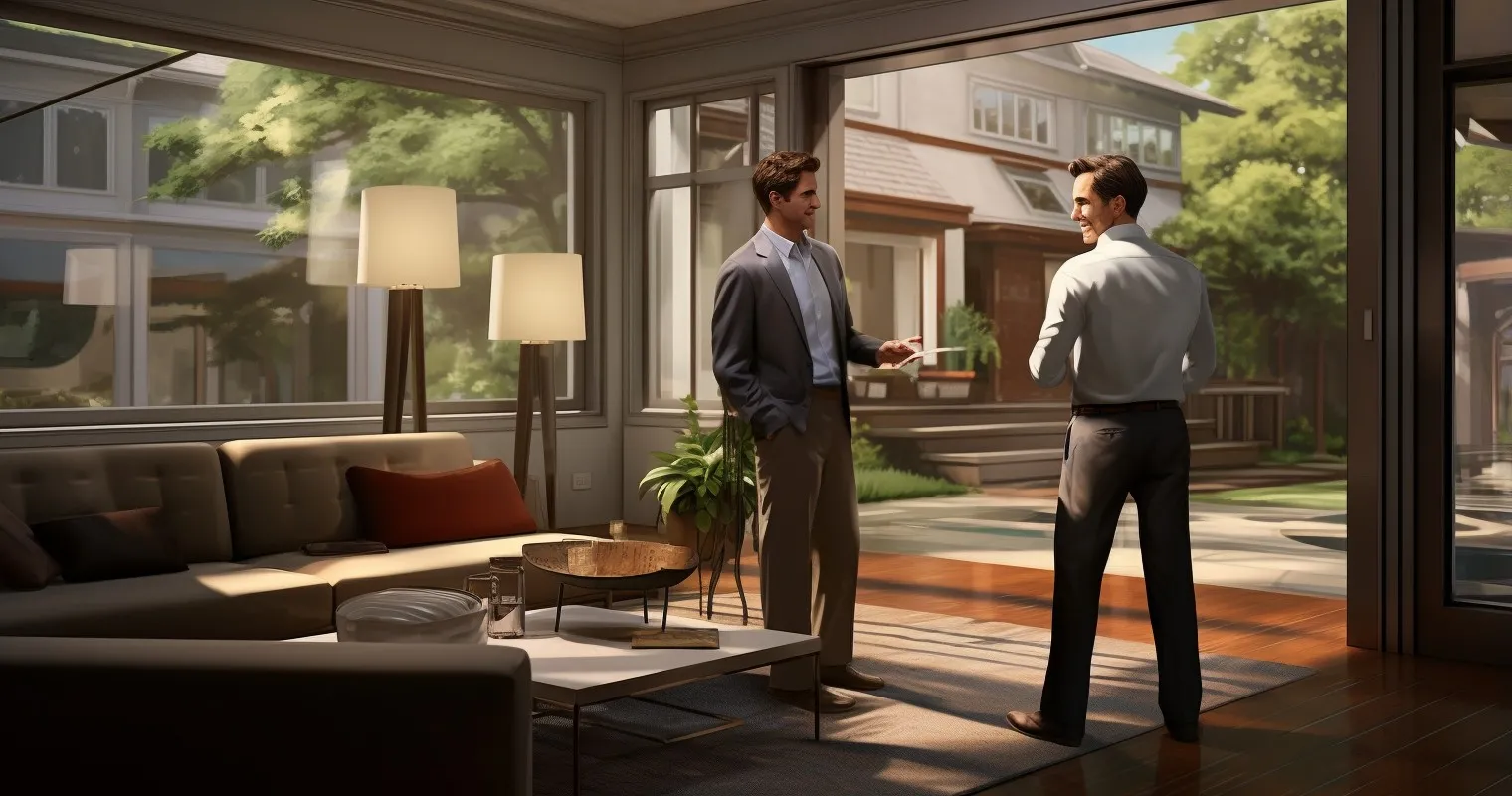 Architect Discussing Design with Homeowner