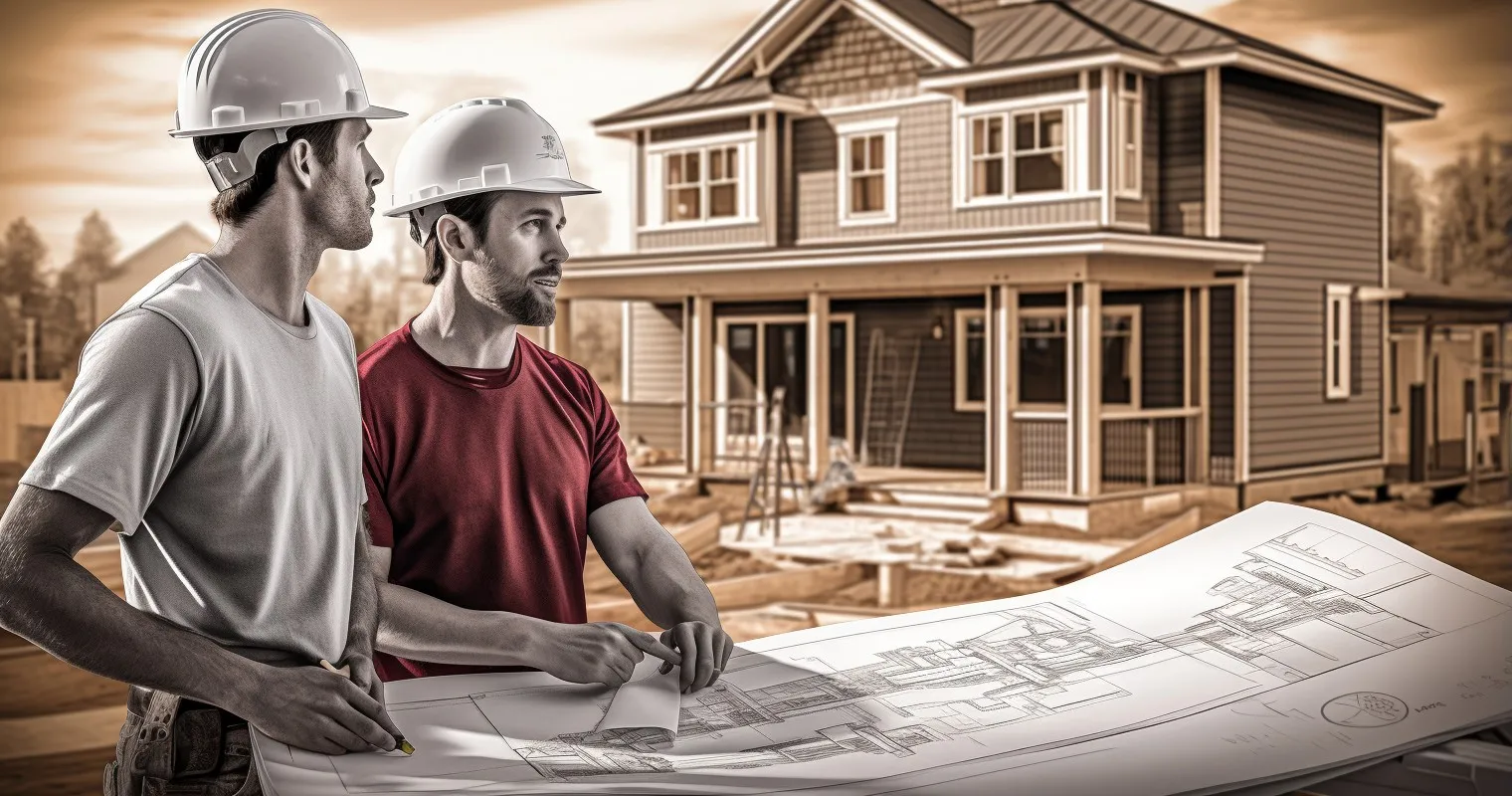 Architect Discussing Plans with Homeowner