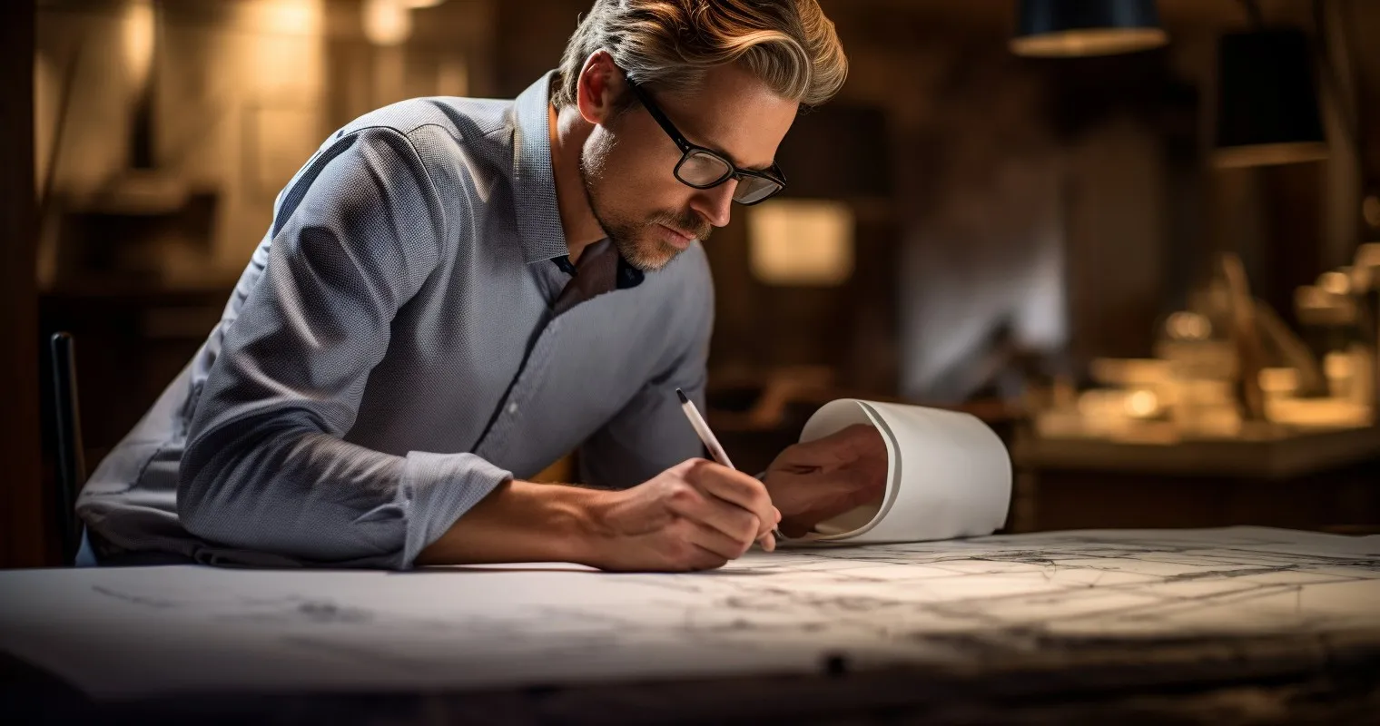 Architect Sketching Plans