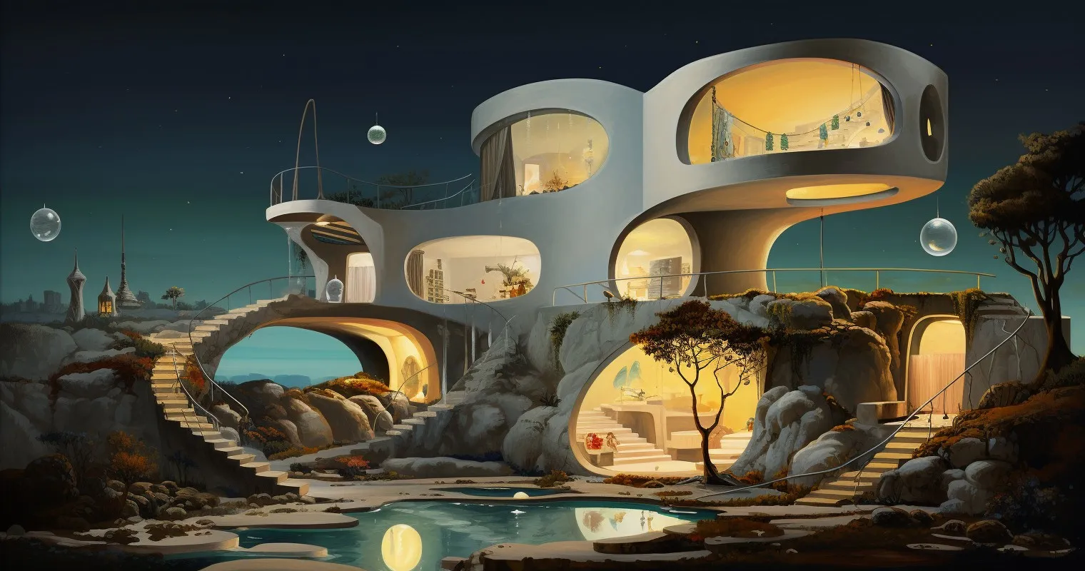 Artistic Rendering of Custom Home Foundation