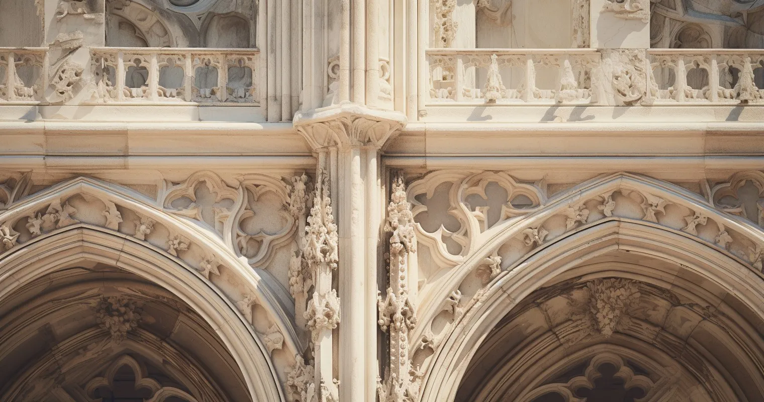 Artistry of Gothic Facades